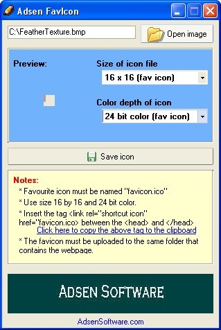 Adsen FavIcon Screenshot